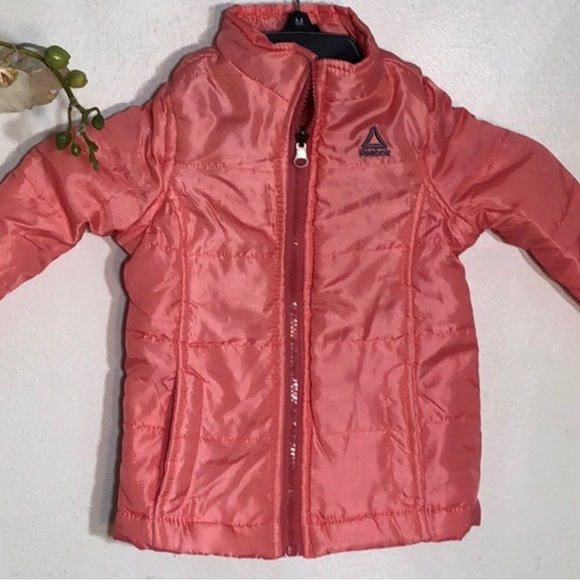 Toddler REEBOK Bubblegum Pink Puffer Jacket 2T - Picture 14 of 14